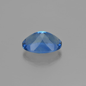 Fluorita con cambio de color de violeta a azul natural de 20,92 ct, corte óvalo, VS