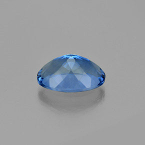 Fluorita que cambia de color Violeta a azul natural de 20.28 ct, Corte Óvalo, VS