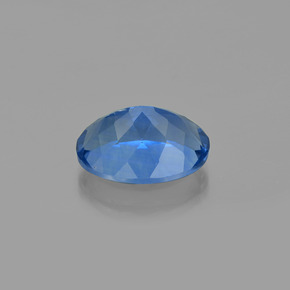 Fluorita con cambio de color azul natural de 22,67 ct, corte óvalo, VS