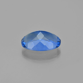 Fluorita que cambia de color Azul egipcio natural de 20.04 ct, Corte Óvalo, VS