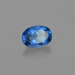 Fluorita que cambia de color Azul violeta natural de 14.68 ct, Corte Óvalo, VS