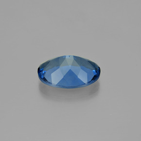 Fluorita con cambio de color azul marino natural de 17,94 ct, corte óvalo, VS