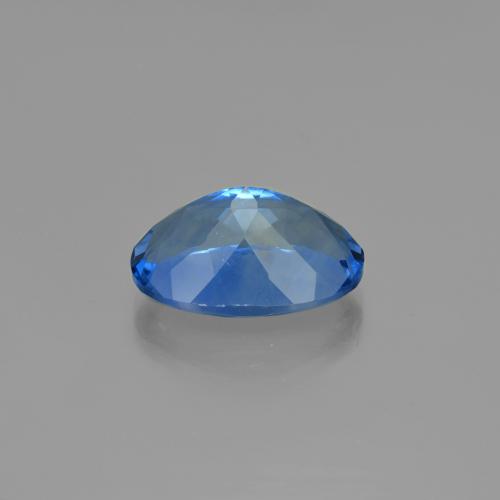 Fluorita con cambio de color azul oscuro natural de 20,16 ct, corte óvalo, VS