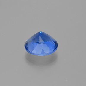 Fluorita con cambio de color de violeta a azul natural de 11,07 ct, corte redondo, VS