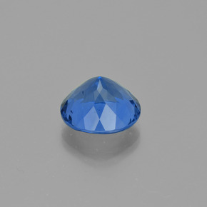 Fluorita con cambio de color azul natural de 11,21 ct, corte redondo, VS