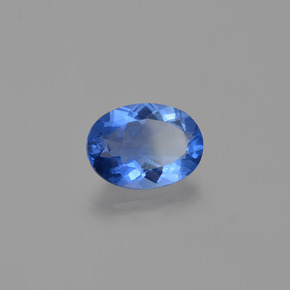 Fluorita que cambia de color Azul violeta natural de 8.26 ct, Corte Óvalo, VVS-VS