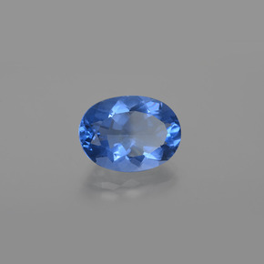 Fluorita que cambia de color Azul violeta natural de 8.51 ct, Corte Óvalo, VVS