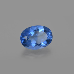 Fluorita que cambia de color Azul violeta natural de 8.60 ct, Corte Óvalo, VS