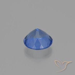 Fluorita que cambia de color Azul oscuro natural de 11.33 ct, Redondo, VS