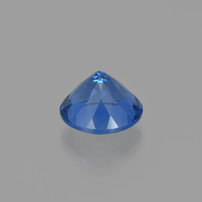 Fluorita que cambia de color Azul violeta natural de 11.46 ct, Corte Redondo, VS