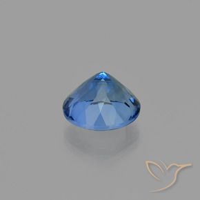 Fluorita que cambia de color Azul marino natural de 11.55 ct, Redondo, VS