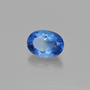 Fluorita que cambia de color Azul violeta natural de 7.28 ct, Corte Óvalo, VS