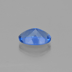 Fluorita con cambio de color azul violeta natural de 8,33 ct, corte óvalo, VS