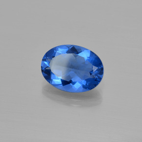 Fluorita que cambia de color Azul violeta natural de 8.00 ct, Corte Óvalo, VS