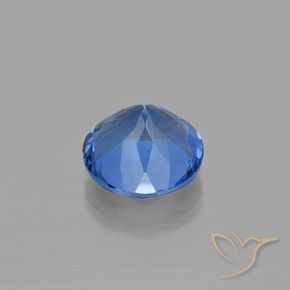 Fluorita que cambia de color Azul oscuro natural de 13.93 ct, Redondo, VS