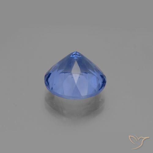 Fluorita que cambia de color Azul marino natural de 11.27 ct, Redondo, VS