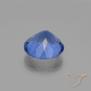 Fluorita que cambia de color Azul marino intenso natural de 13.26 ct, Redondo, VS