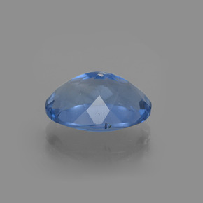 Fluorita con cambio de color violeta a azul natural de 8,98 ct, corte óvalo, VS