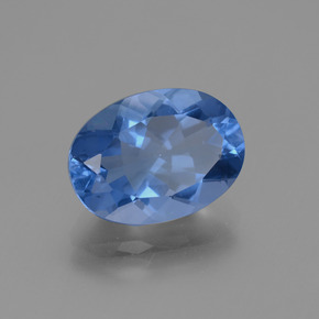 Fluorita que cambia de color Azul violeta natural de 8.29 ct, Corte Óvalo, VVS