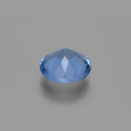 Fluorita que cambia de color Azul oscuro natural de 9.55 ct, Corte Redondo, VVS-VS