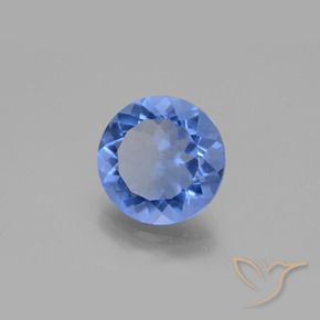 Fluorita que cambia de color Azul oscuro natural de 9.83 ct, Redondo, VS