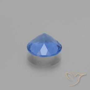 Fluorita que cambia de color Azul oscuro natural de 9.83 ct, Redondo, VS