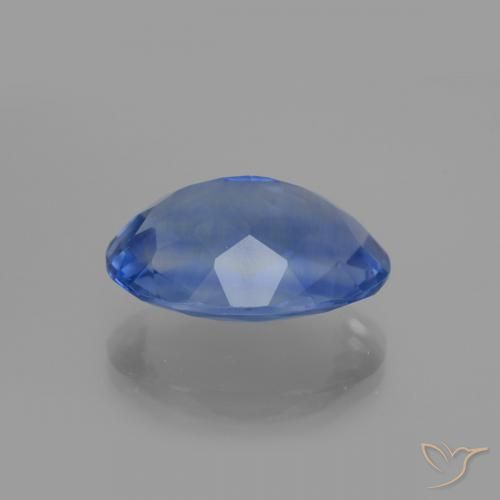Fluorita que cambia de color Azul claro natural de 18.83 ct, Ovalada, VS