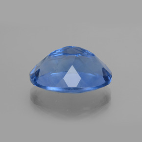 Fluorita con cambio de color azul violeta natural de 20,76 ct, corte óvalo, VS