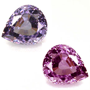 Granate con cambio de color multicolor natural de 0,71 ct, en forma de pera, VS