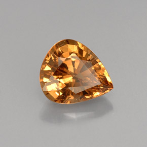 Granate con cambio de color multicolor natural de 1,41 ct, en forma de pera, VS