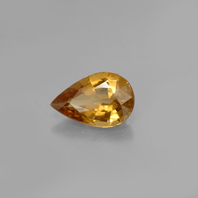 Granate con cambio de color multicolor natural de 1,37 ct, en forma de pera, VVS-VS