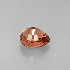 Granate que cambia de color Cuarzo Rosa natural de 1.25 ct, En forma de pera, VVS-VS