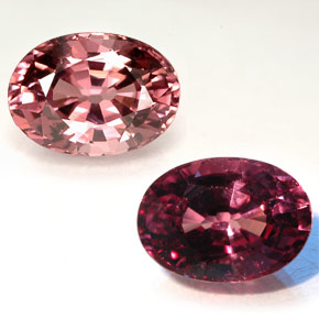 Granate con cambio de color  natural de 1,14 ct, corte óvalo, VVS-VS