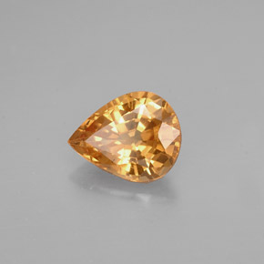 Granate con cambio de color multicolor natural de 1,18 ct, en forma de pera, VS
