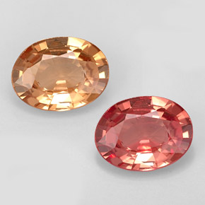 Granate con cambio de color multicolor natural de 1,12 ct, corte óvalo, VVS-VS