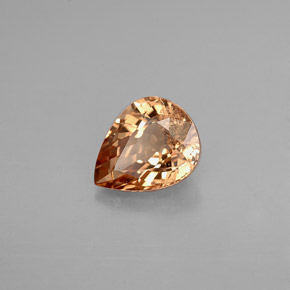 Granate con cambio de color multicolor natural de 1,40 ct, en forma de pera, VS-SI