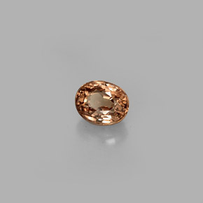 Granate con cambio de color multicolor natural de 0,85 ct, corte óvalo, VS