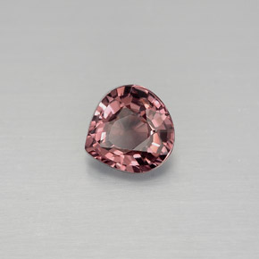 Granate que cambia de color rosado / rojo naranja natural de 0.75 ct, En forma de pera, VS-SI