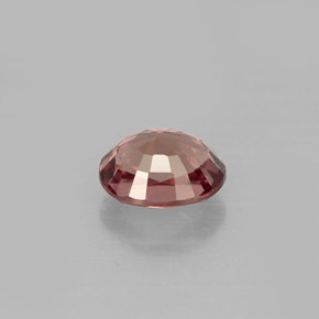 Granate que cambia de color Rosado a naranja rojizo natural de 0.75 ct, Corte Óvalo, VS