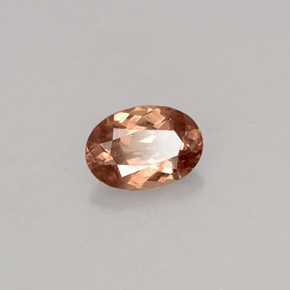 Granate que cambia de color Marrón rosado dorado natural de 0.94 ct, Corte Óvalo, VS-SI