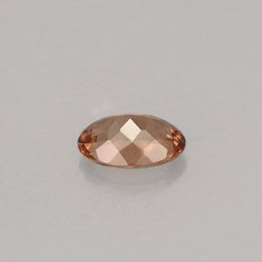 Granate que cambia de color Marrón rosado dorado natural de 0.94 ct, Corte Óvalo, VS-SI