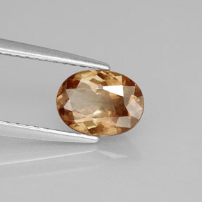 Granate con cambio de color multicolor natural de 1,37 ct, corte óvalo, VS