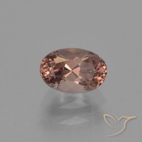 Granate que cambia de color Marrón nuez natural de 0.73 ct, Ovalada, VVS-VS
