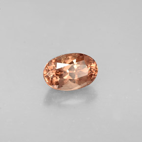 Granate con cambio de color multicolor natural de 0,74 ct, corte óvalo, VS