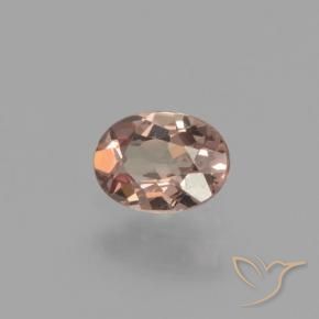 Granate que cambia de color Marrón nogal natural de 0.41 ct, Corte Óvalo, VS