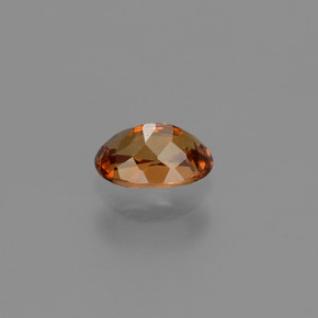 Granate que cambia de color Marrón naranja dorado natural de 0.65 ct, Corte Óvalo, VVS-VS