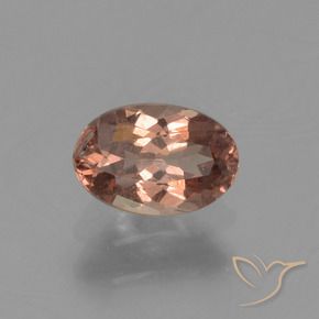 Granate con cambio de color marrón natural de 0,67 ct, corte óvalo, VS
