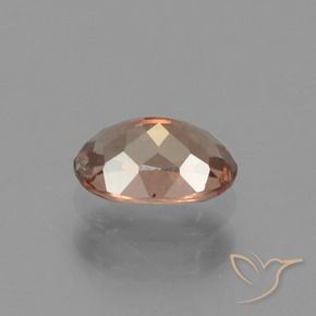 Granate con cambio de color marrón natural de 0,67 ct, corte óvalo, VS