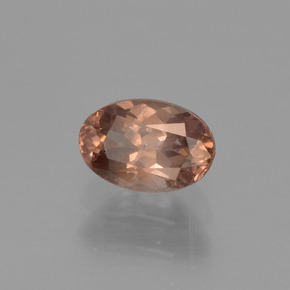 Granate con cambio de color marrón natural de 0,73 ct, corte óvalo, VS