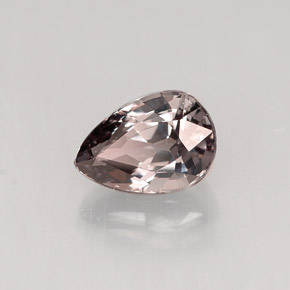 Granate que cambia de color Marrón a rosado rojizo verdoso natural de 1.18 ct, En forma de pera, VVS-VS